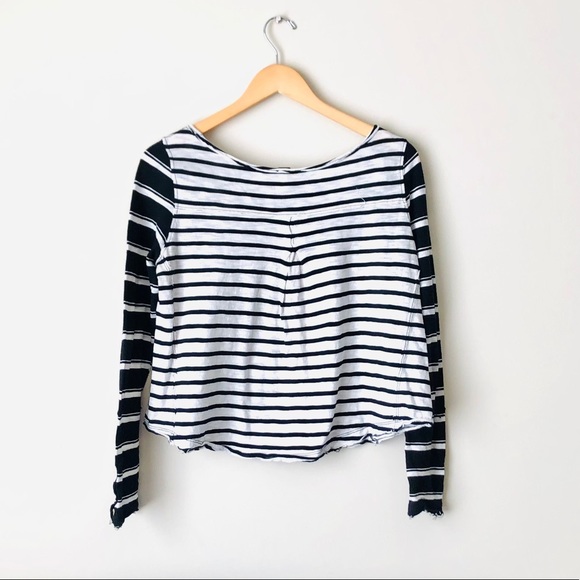 ⭐️5/$25 | | WE THE FREE | Striped Long-sleeve Top - Picture 2 of 3